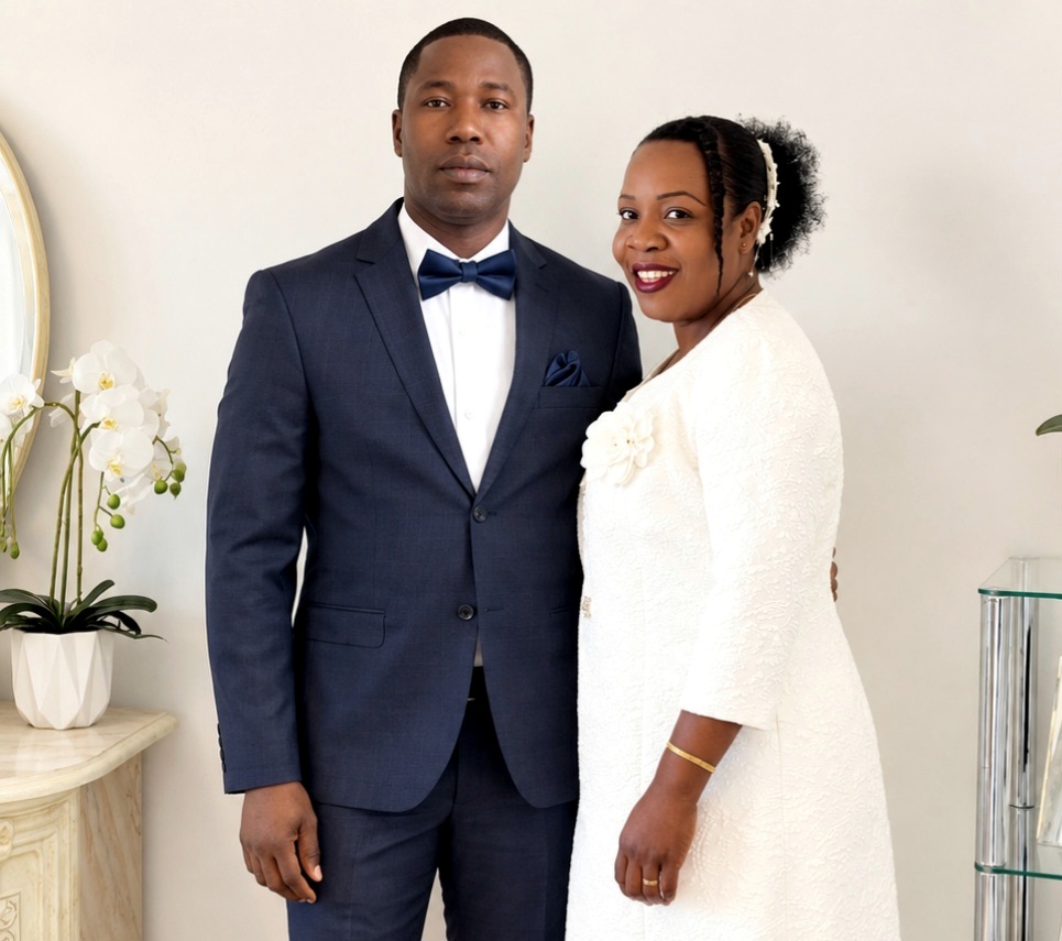 Portrait élégant du couple